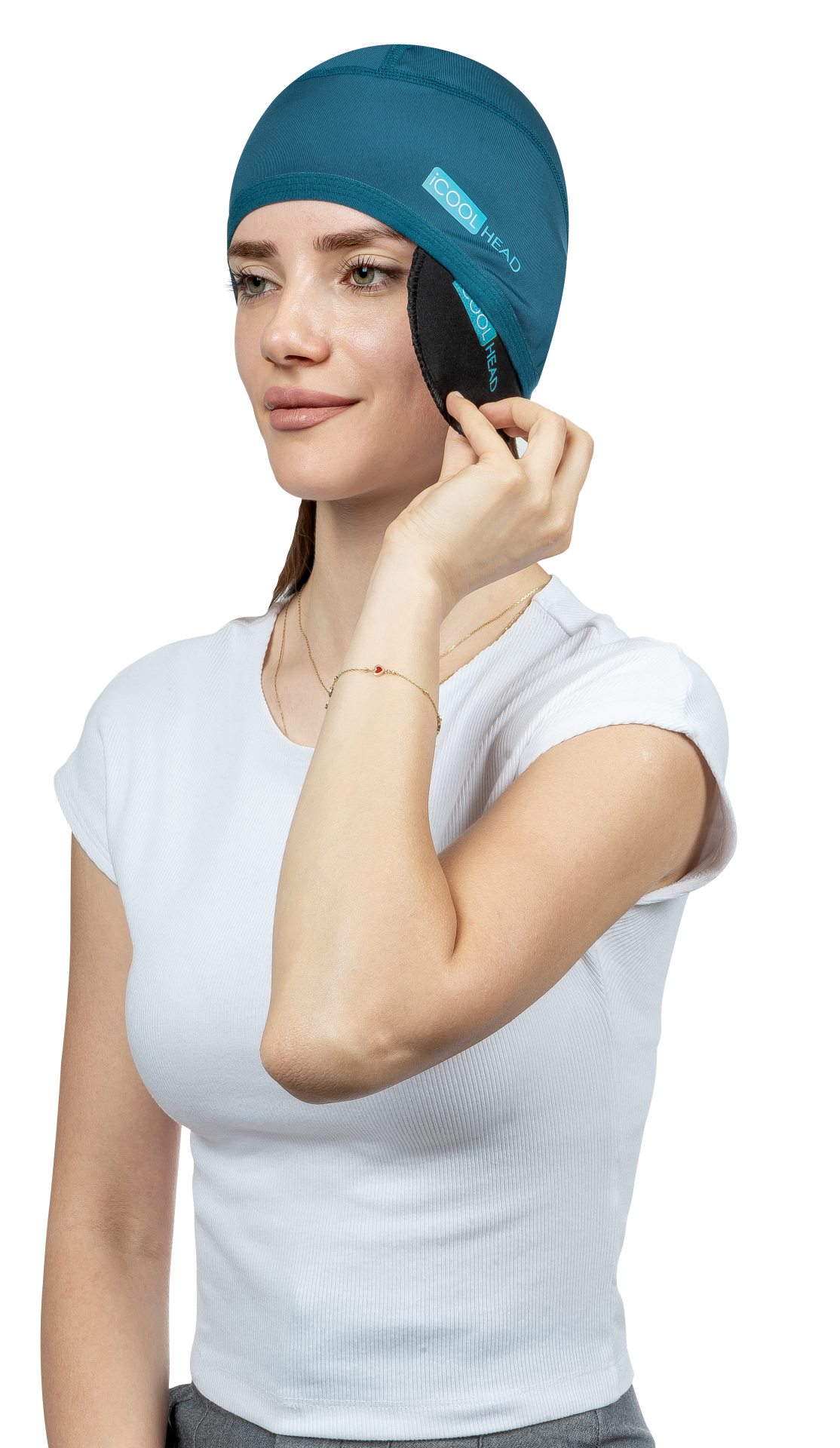 ICOOL HEAD MİGREN VE BAŞ AĞRISI GİDERİCİ BAŞLIK SOĞUK VE SICAK KOMPRES ŞAPKA  (PETROL YEŞİL)