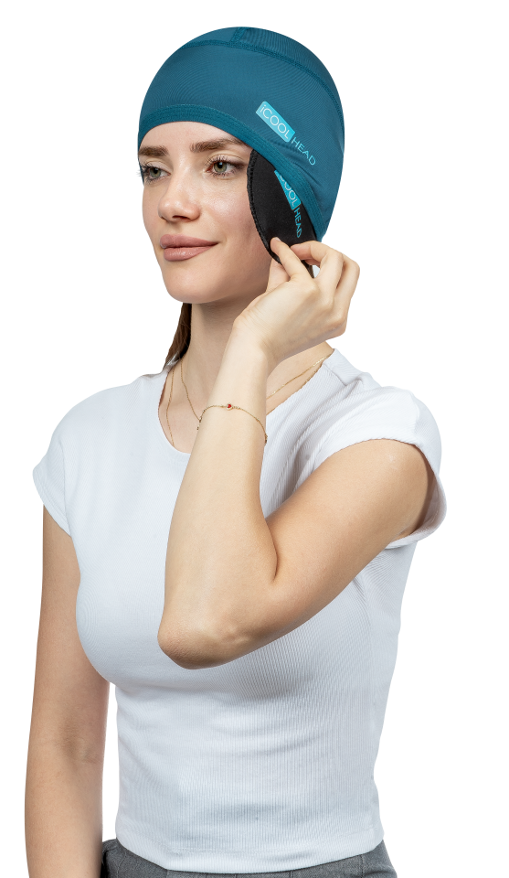 ICOOL HEAD MİGREN VE BAŞ AĞRISI GİDERİCİ BAŞLIK SOĞUK VE SICAK KOMPRES ŞAPKA  (PETROL YEŞİL)