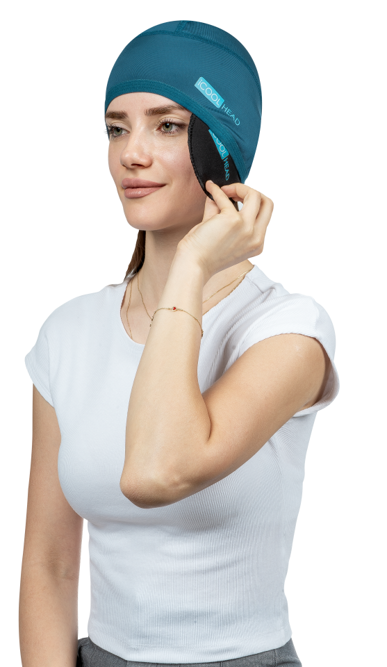 ICOOL HEAD MİGREN VE BAŞ AĞRISI GİDERİCİ BAŞLIK SOĞUK VE SICAK KOMPRES ŞAPKA  (PETROL YEŞİL)