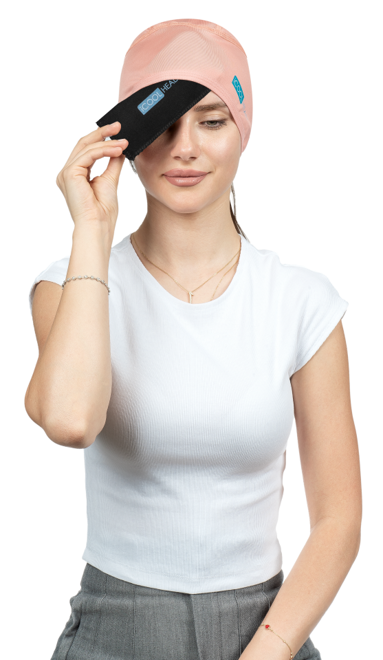 ICOOL HEAD MİGREN VE BAŞ AĞRISI GİDERİCİ BAŞLIK SOĞUK VE SICAK KOMPRES ŞAPKA  (SOMON)